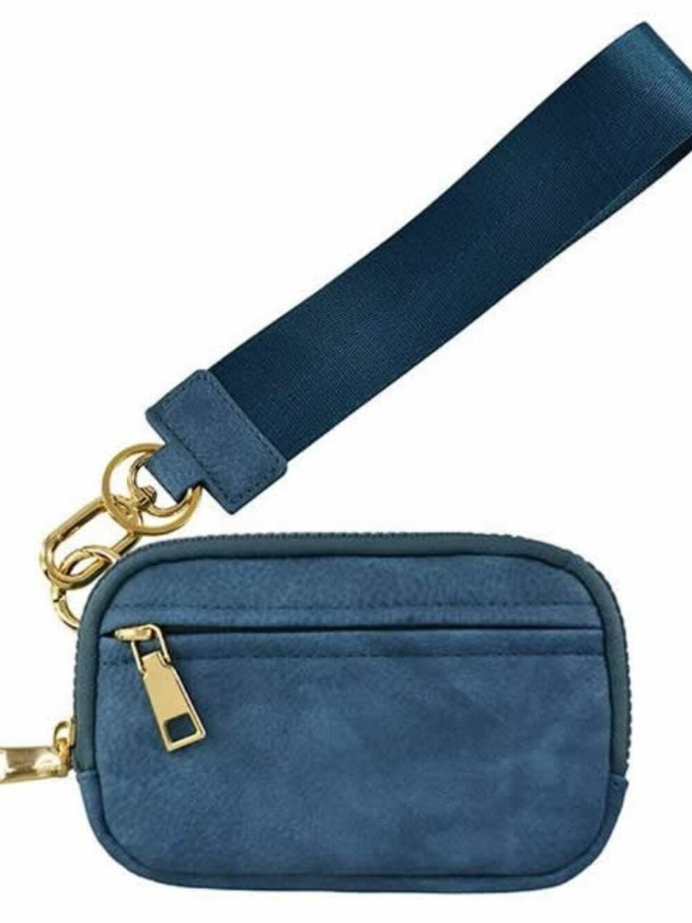 Fashion Pouch Wallet Wristlet - Denim